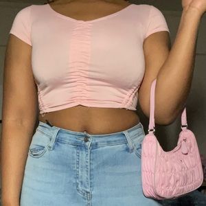 Ruched Crop Top